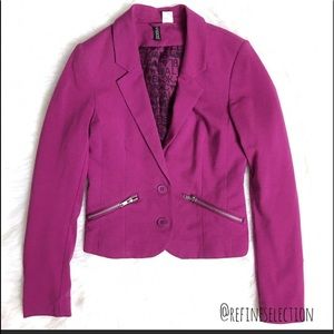 H&M Fuchsia Blazer size 4